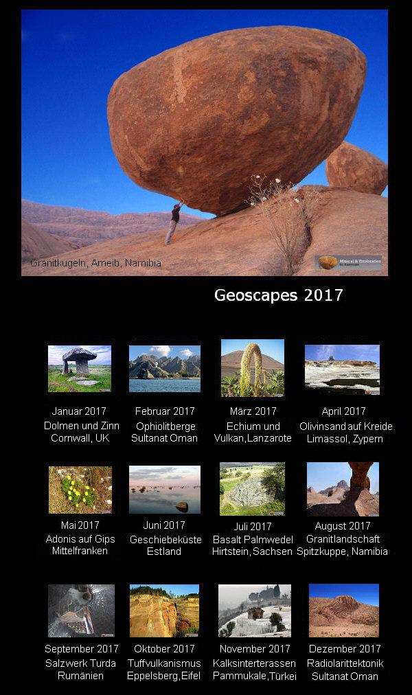 Geoscapes 2017 Desktop Kalender