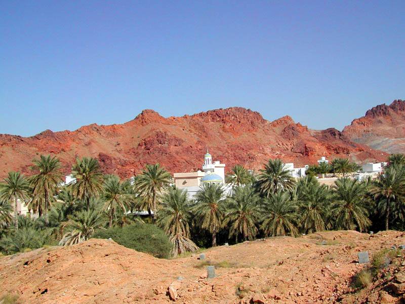 Typical Omani village