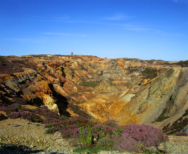 Parys Mountain Mine open pit
